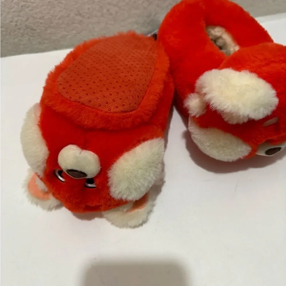 Disney Toddler Turning Red Panda Slippers Size 7/8 us 23-24 EUR